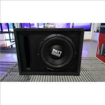 Alpine Bass Line Subwoofer With Box And Amp