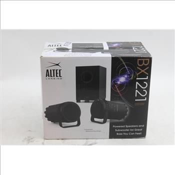 Altec Lansing 2.1 Speaker System, BX1221 - Black