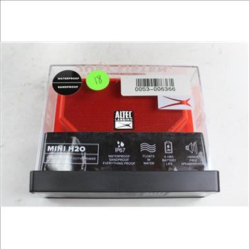 altec lansing mini h2o bluetooth speaker