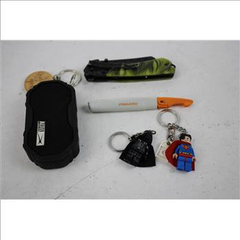 Altec Speaker, Wallets, Calculator, And More, 10 Pieces