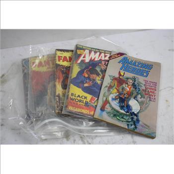 Amazing Stories, Famous Fantastic Mysteries, And More Magazines, 10 Pieces
