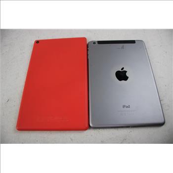 Amazon And Apple Tablet Lot, 2 Pieces