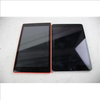 Amazon And Apple Tablet Lot, 2 Pieces