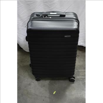 Amazon Basics 4-Wheel  Hard Shell Spinner Suitcase, Black