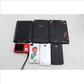 Amazon Kindle And Smartphone Lot, 7 Pieces