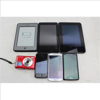 Amazon Kindle And Smartphone Lot, 7 Pieces