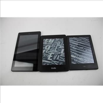 Amazon Kindle Sold For Parts And Tablet, 3 Pieces