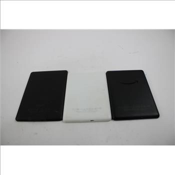 Amazon Kindle Tablet Bulk Lot, 3 Pieces, Sold For Parts