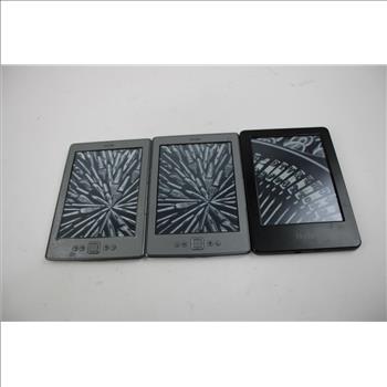 Amazon Kindle Tablet Bulk Lot, 3 Pieces, Sold For Parts