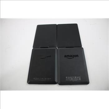 Amazon Kindle Tablet Bulk Lot, 4 Pieces, Sold For Parts
