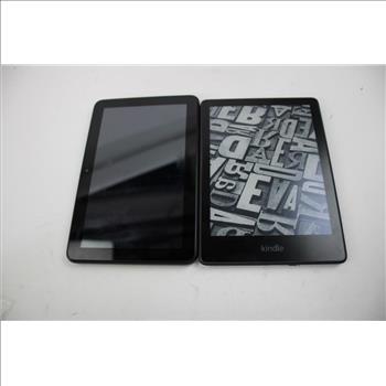 Amazon Kindle Tablet Lot, 2 Pieces, SOLD FOR PARTS
