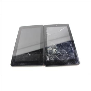 Amazon Tablet Lot, 2 Pieces