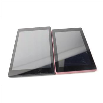Amazon Tablet Lot, 2 Pieces