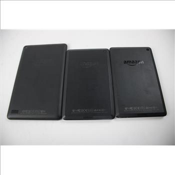 Amazon Tablet Lot, 3 Pieces