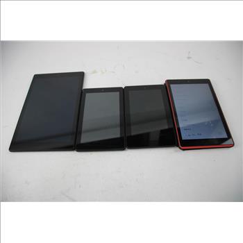 Amazon Tablet Lot, 4 Pieces