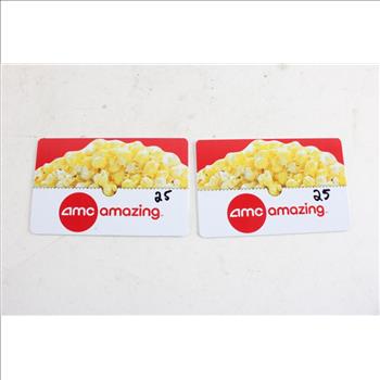 AMC Gift Cards, 2 Pieces