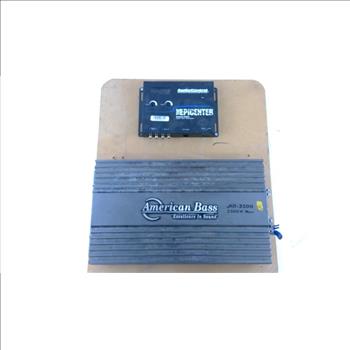 American Bass Amplifier And AudioControl Epicenter Bass Restoration Processor