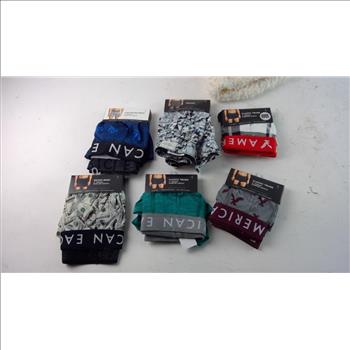 American Eagle Boxers & Express Hat, 7 Pieces