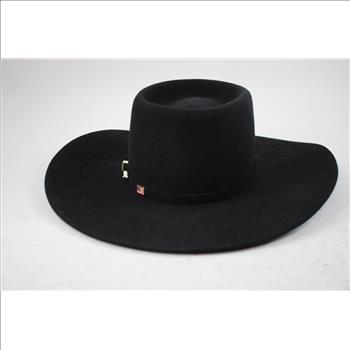 American Hat Co. Cowboy Hat, Large, Black