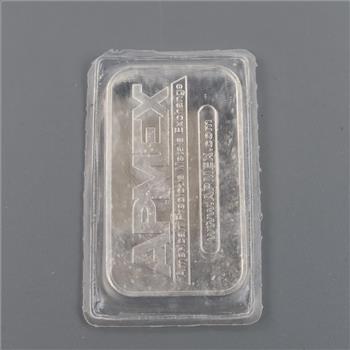 American Precious Metals Exchange Fine Silver 1 Troy Oz Bar