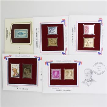 American Stamps And Commemorative Stamps, 5 Sets
