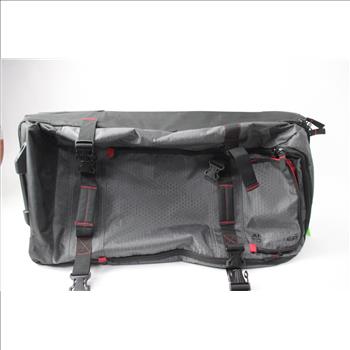 American Tourister Gray/Black/Red Rolling Bag