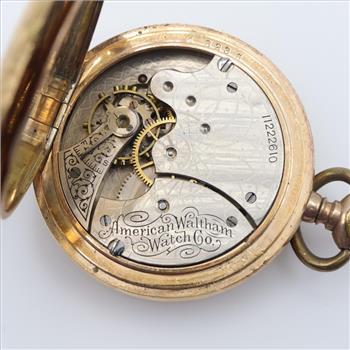 American Waltham Watch Co. 10kt GF Hunter Pocket Watch