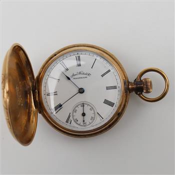 American Waltham Watch Co 10kt Gold Pocket Watch