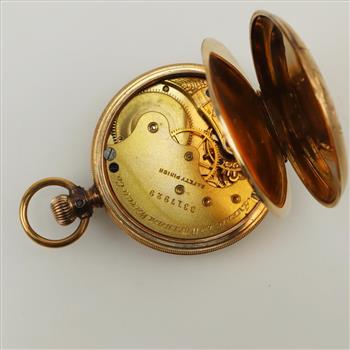 American Waltham Watch Co 10kt Gold Pocket Watch