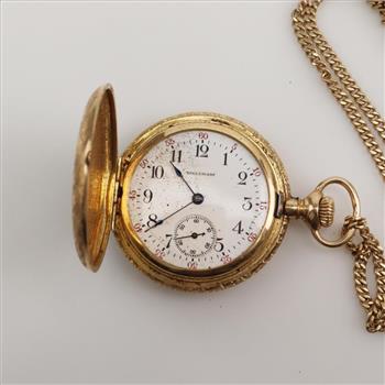 American Waltham Watch Co. 14kt Gold Pocket Watch