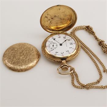 American Waltham Watch Co. 14kt Gold Pocket Watch
