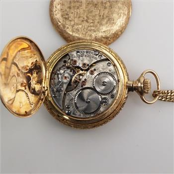 American Waltham Watch Co. 14kt Gold Pocket Watch