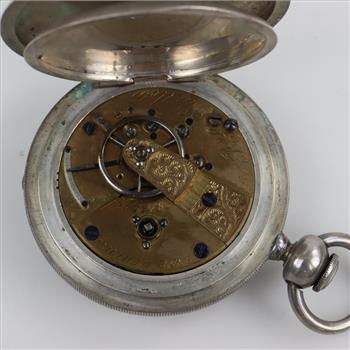 American Waltham Watch Co. .800 Silver Pocket Watch