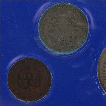 Americana Series Yesteryear Collection, 5 Coins Including Silver Coins