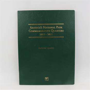 America's National Park Commemorative Quarters Booklet 2010-2021, 17 Pieces