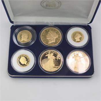 America's Rare Gold Clad Coin Tribute Proof Collection Set with COA