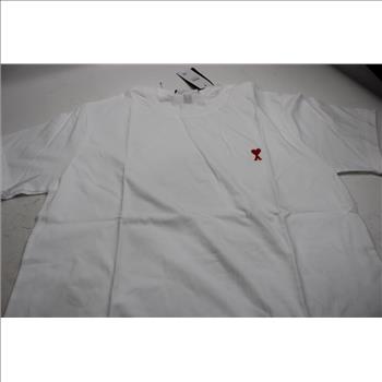 AMI Alexandre Mattiusi Mini Heart Logo T-Shirt, White, 2XL