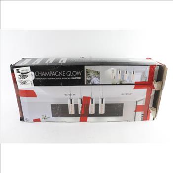 Ampere Champagne Glow Indoor Pendant Light Fixture