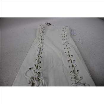 Amylynn Athena Dress, White, Size Small