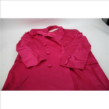 Amylynn Milana Oversized Double-Breasted Blazer, Pink, Size Large