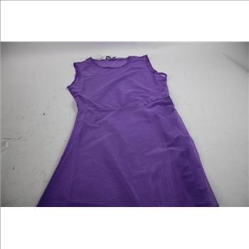 Amylynn Sheer Dress, Purple, Small