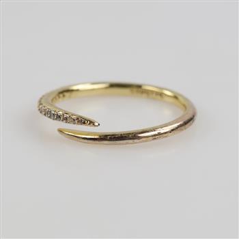 Ana Luisa 14kt GP Oren Claw Ring