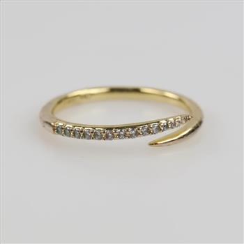 Ana Luisa 14kt GP Oren Claw Ring