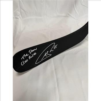 Andrew Shaw Autographed Hockey Stick - Beckett Authenticated