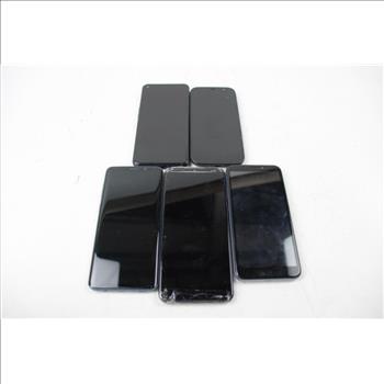 Android Cell Phone Lot, 5 Pieces, Sold For Parts