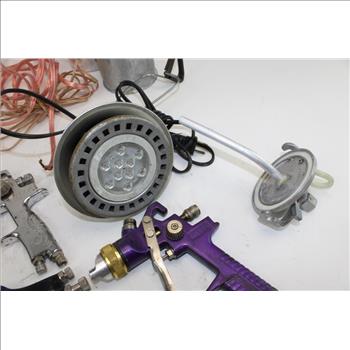 Anest Iwata Spray Gun, Jobsmart Spray Gun Cleaning Kit, & More In HDX Tough Tote; 5+ Pieces