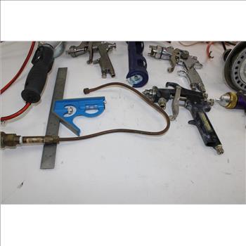 Anest Iwata Spray Gun, Jobsmart Spray Gun Cleaning Kit, & More In HDX Tough Tote; 5+ Pieces