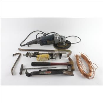 Angle Grinder, Clamp And More, 10 Pieces