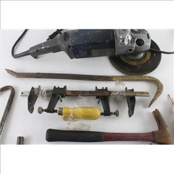 Angle Grinder, Clamp And More, 10 Pieces