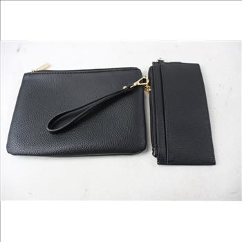 Anne Klein Zipper Pouch With Card Holder